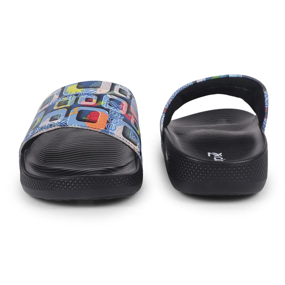 Leap7x Casual Sky Blue Slides For Women NITWALK-1L By Liberty