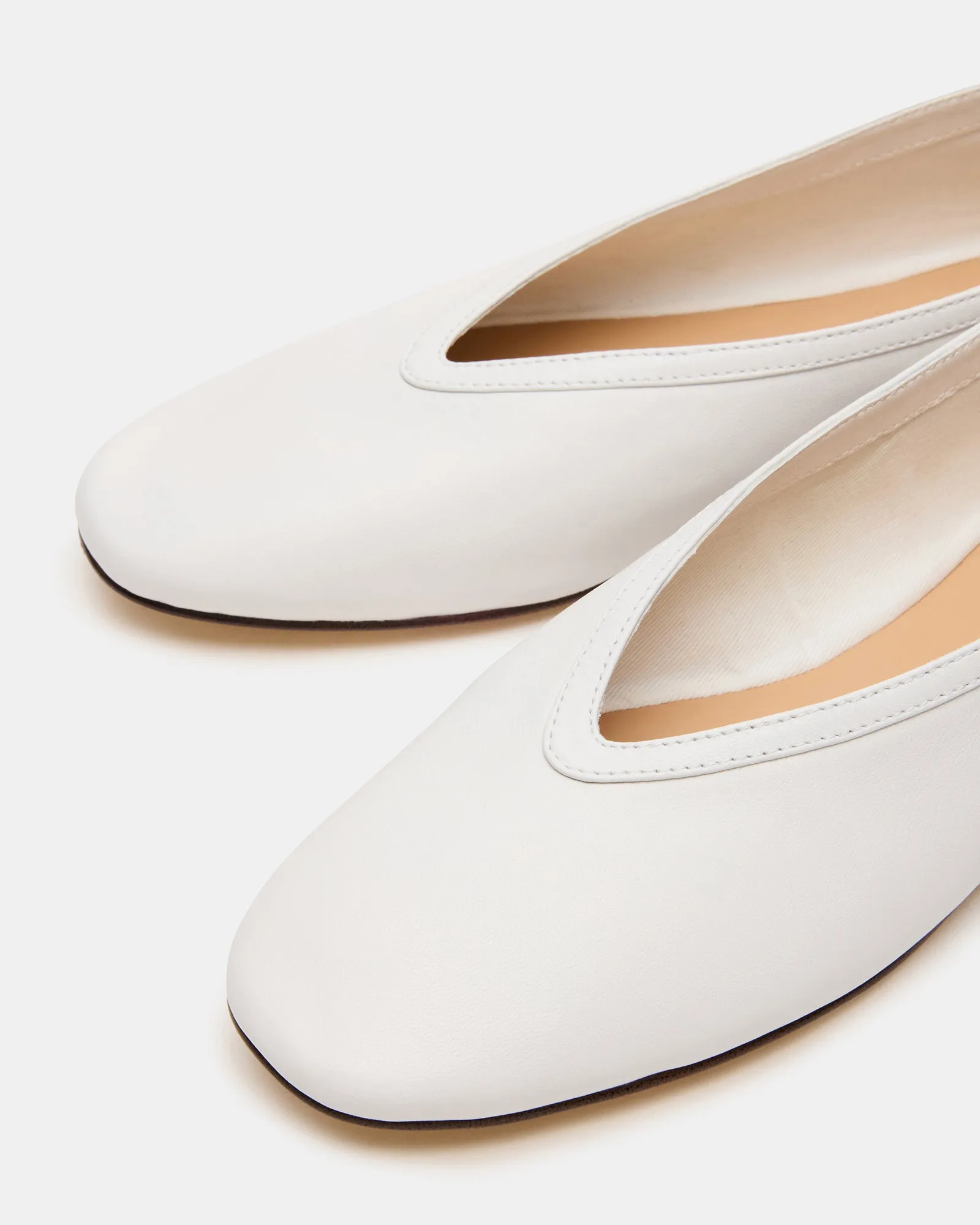 LENI WHITE LEATHER