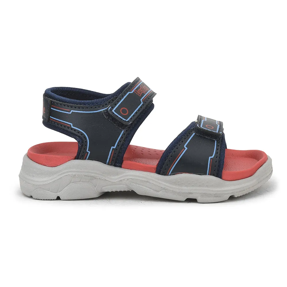 Lucy & Luke Navy Blue Casual Sandal For Kids RICKY-65E By Liberty