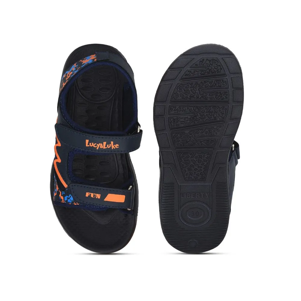 Lucy & Luke (N.Blue) Casual Sandal For Kids Lb167-1 By Liberty
