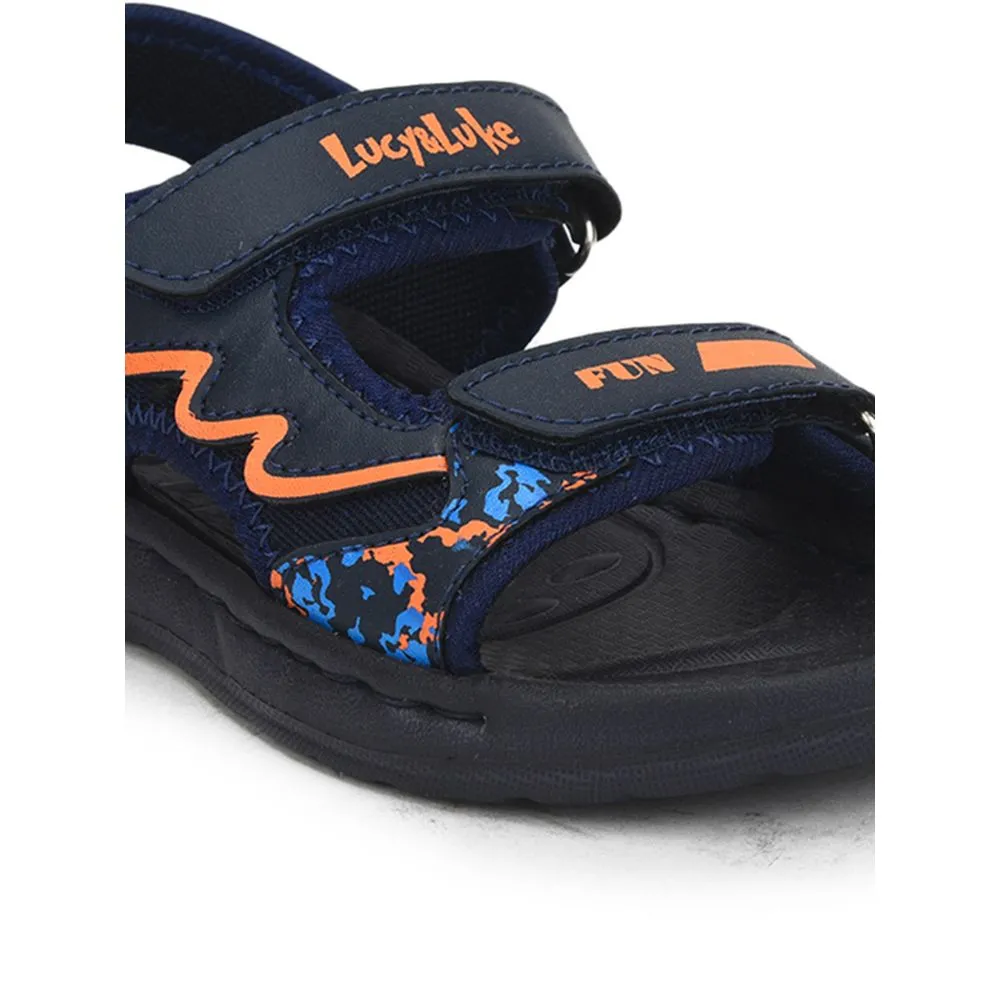 Lucy & Luke (N.Blue) Casual Sandal For Kids Lb167-1 By Liberty