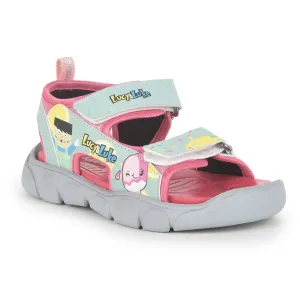 Lucy & Luke Pink Casual Sandal For Kids FLYNN-42 By Liberty