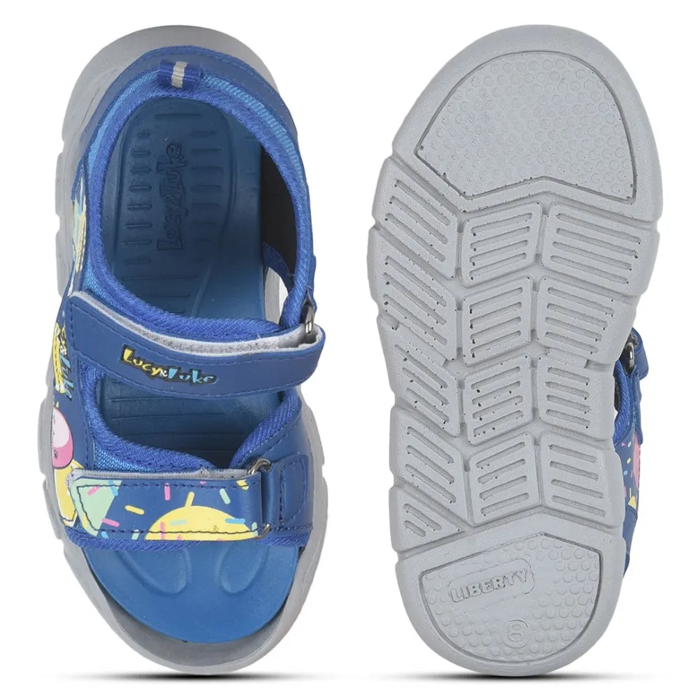 Lucy & Luke R.Blue Casual Sandal For Kids FLYNN-42 By Liberty