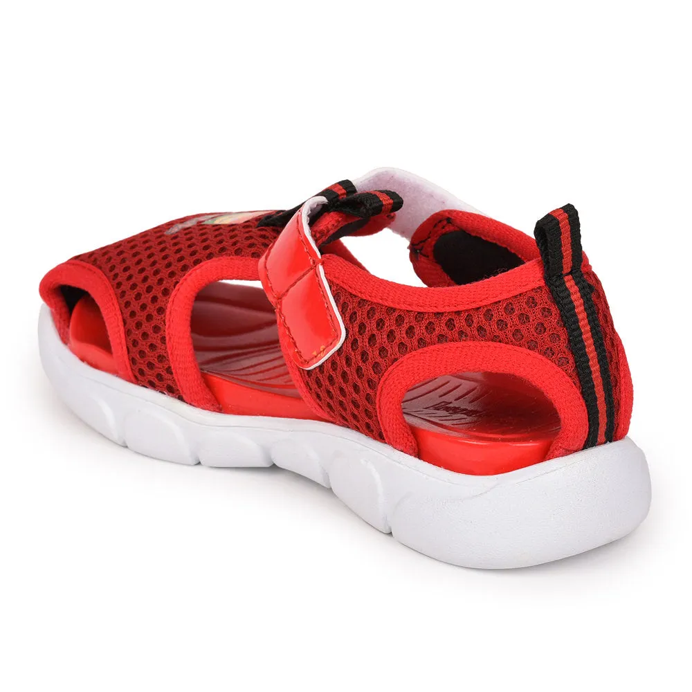 Lucy & Luke (Red) Casual Sandal For Kids FLYNN-29 By Liberty