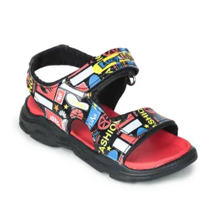 Lucy & Luke (Red) Casual Sandal For Kids RICKY-2 By Liberty