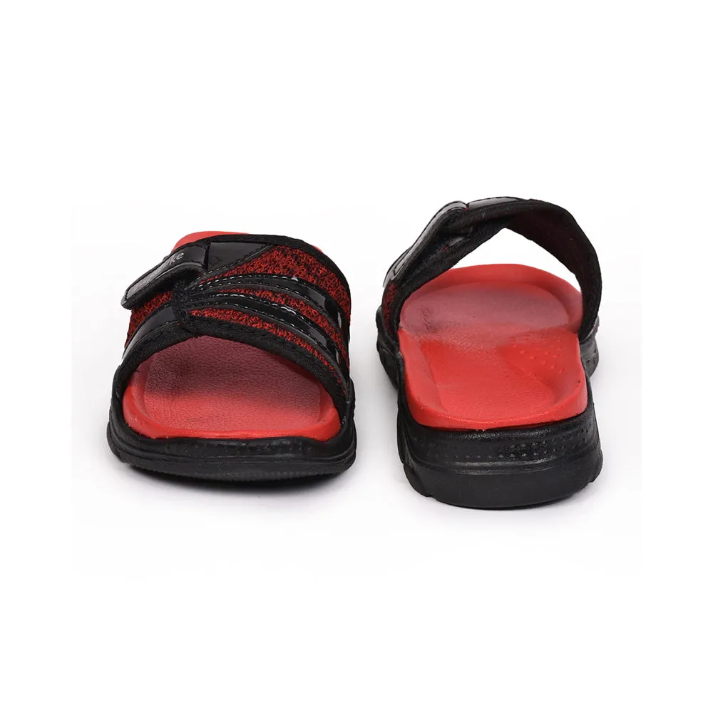 Lucy & Luke (Red) Casual Slides For Kids RICKY-2S By Liberty