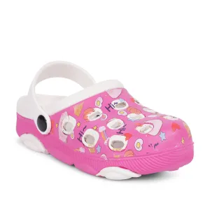 Lucy&Luke Pink Casual Sling Back Clogs For Kids LPMXT-820 By Liberty