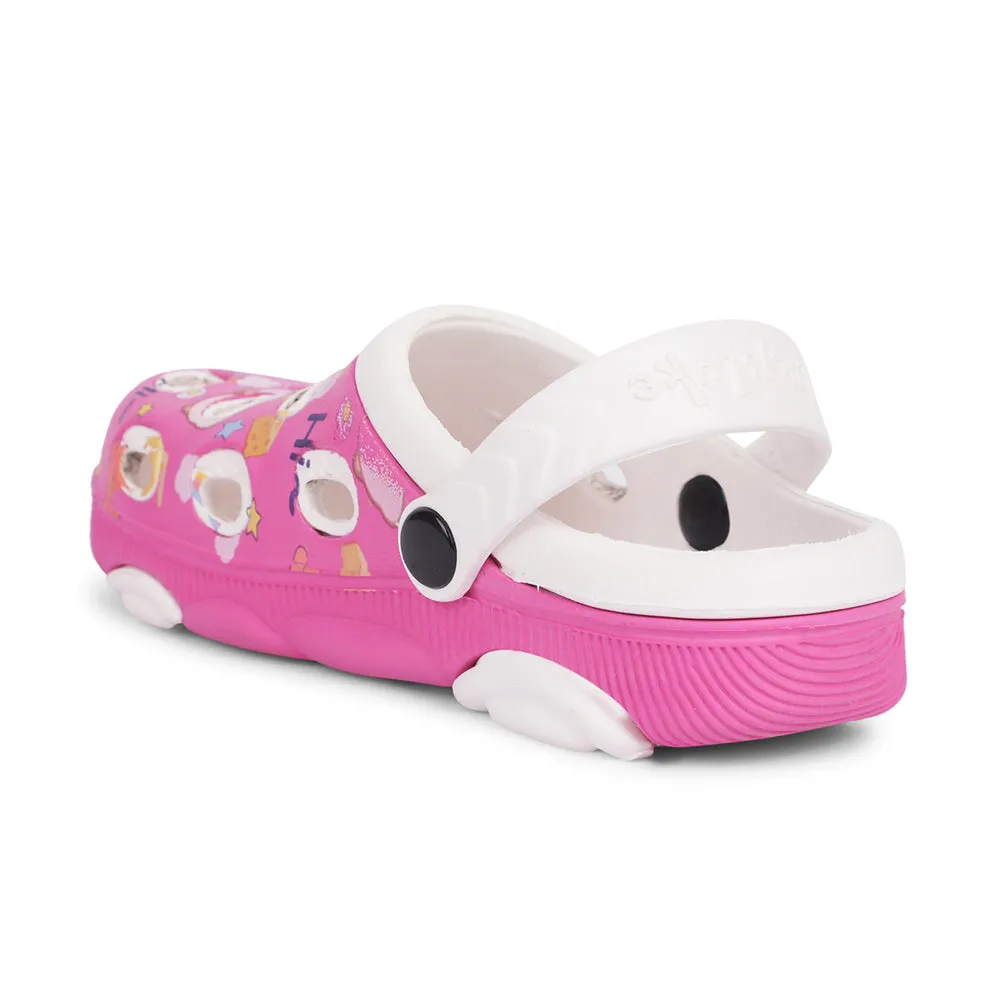 Lucy&Luke Pink Casual Sling Back Clogs For Kids LPMXT-820 By Liberty