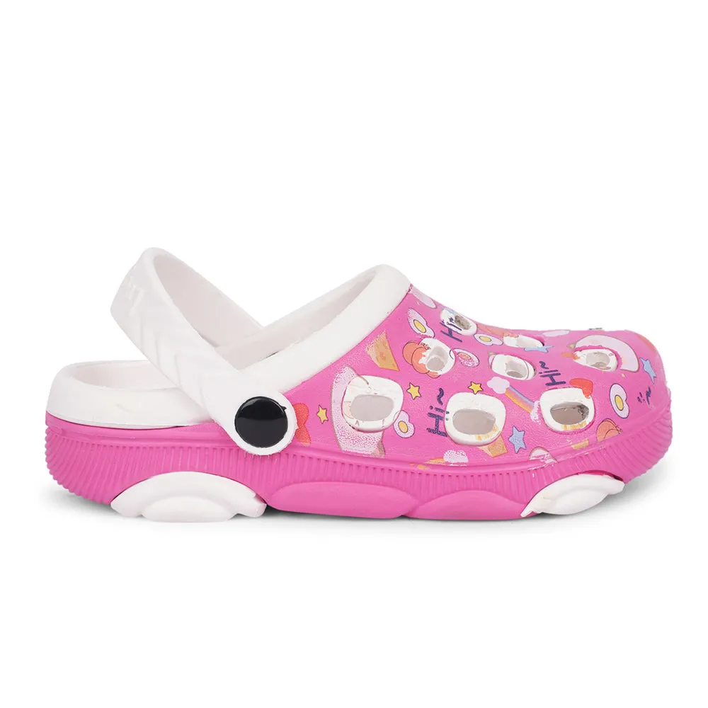 Lucy&Luke Pink Casual Sling Back Clogs For Kids LPMXT-820 By Liberty