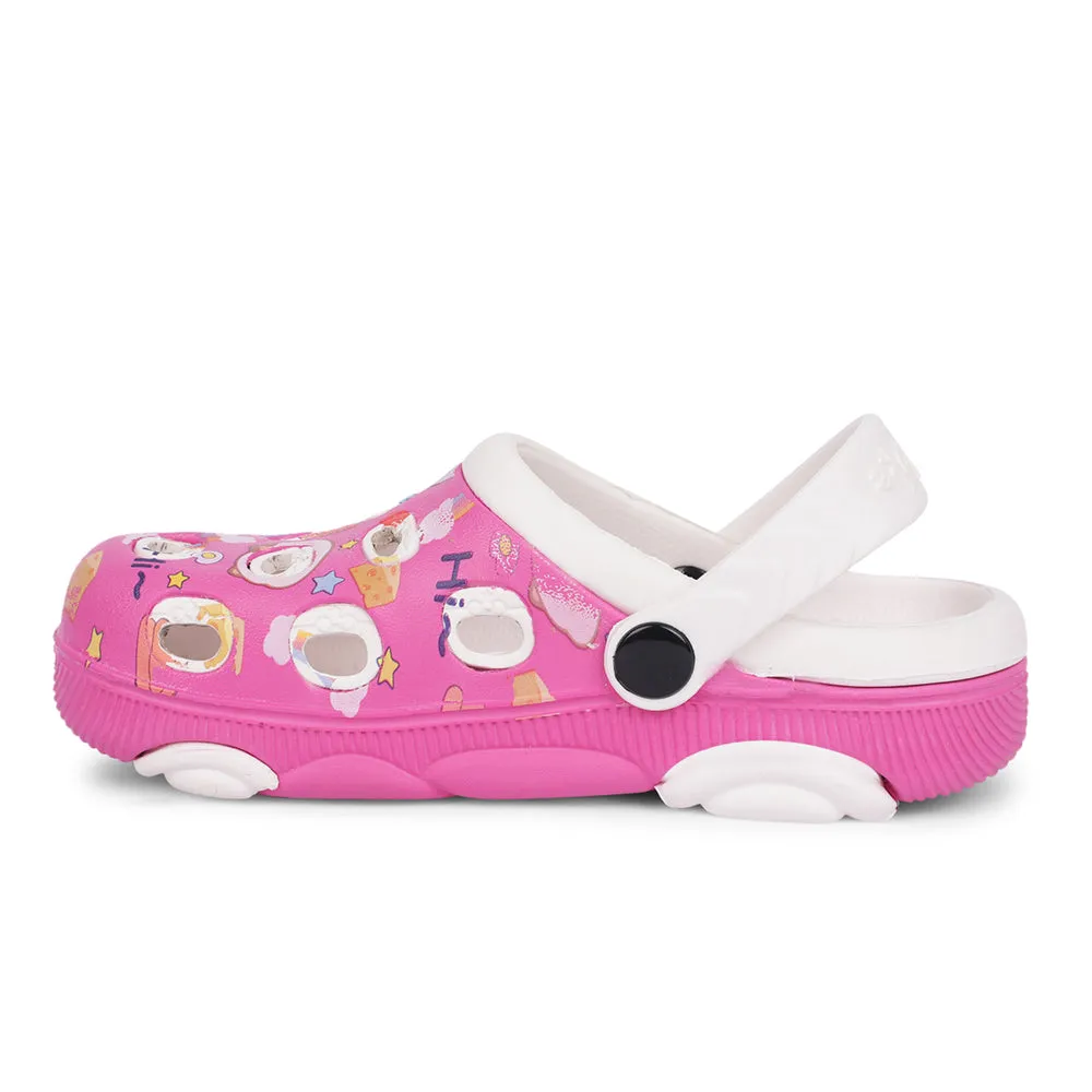 Lucy&Luke Pink Casual Sling Back Clogs For Kids LPMXT-820 By Liberty