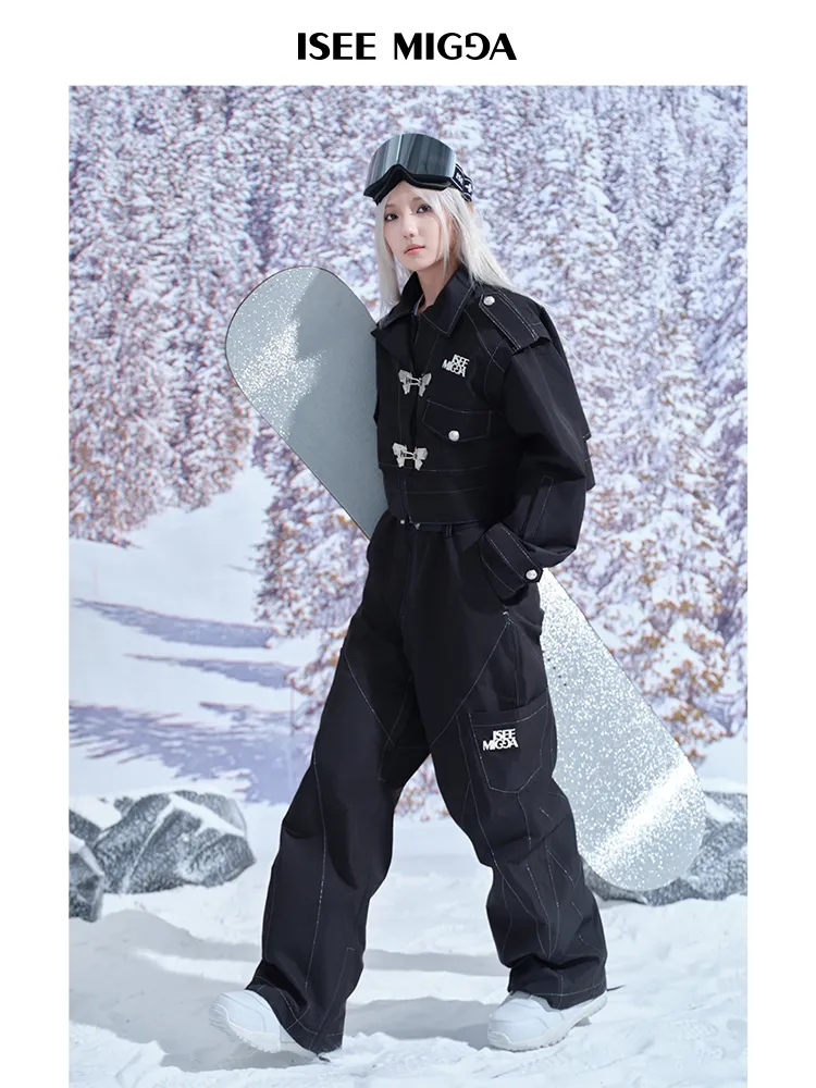 【Mechanical Butterfly】Ski Suit Men's and Women's 2024 New Snowboarding Suit