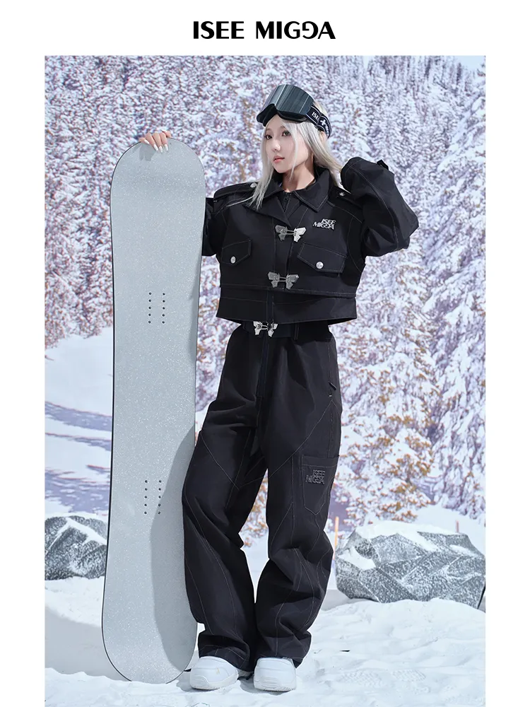 【Mechanical Butterfly】Ski Suit Men's and Women's 2024 New Snowboarding Suit
