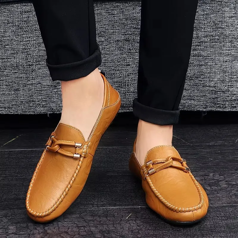 Men Casual Shoes Breathable Slip on Loafers