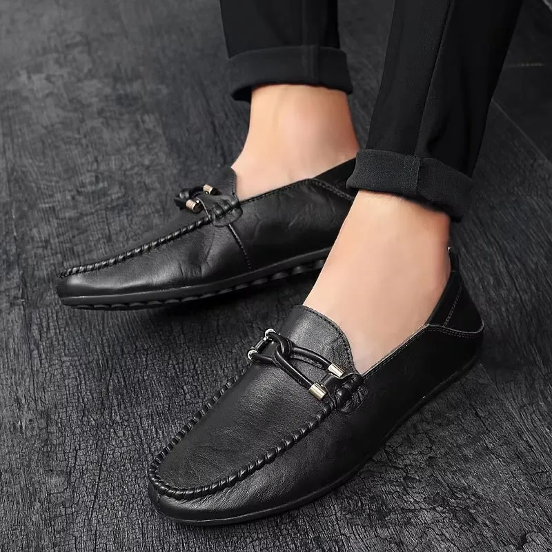 Men Casual Shoes Breathable Slip on Loafers