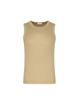 Men's 365 Lightweight Rib Tank Top—maitake beige