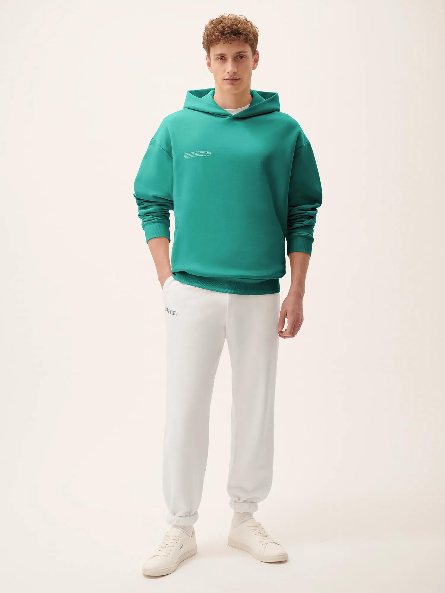 Mens 365 Midweight Hoodie—Malachite Green
