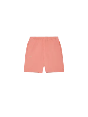 Mens 365 Midweight Mid Length Shorts—Dewy Rose