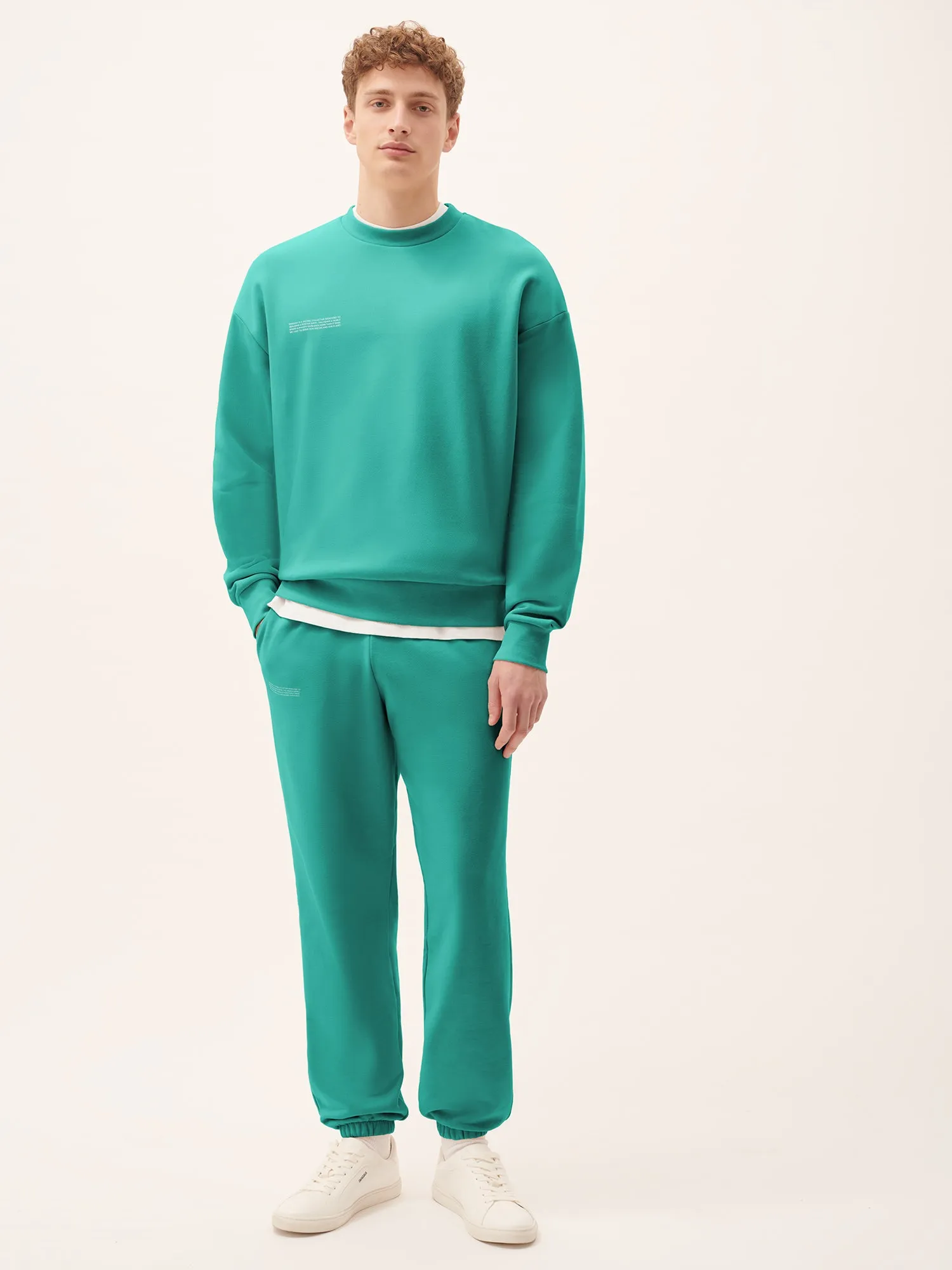 Mens 365 Midweight Sweatshirt—Malachite Green