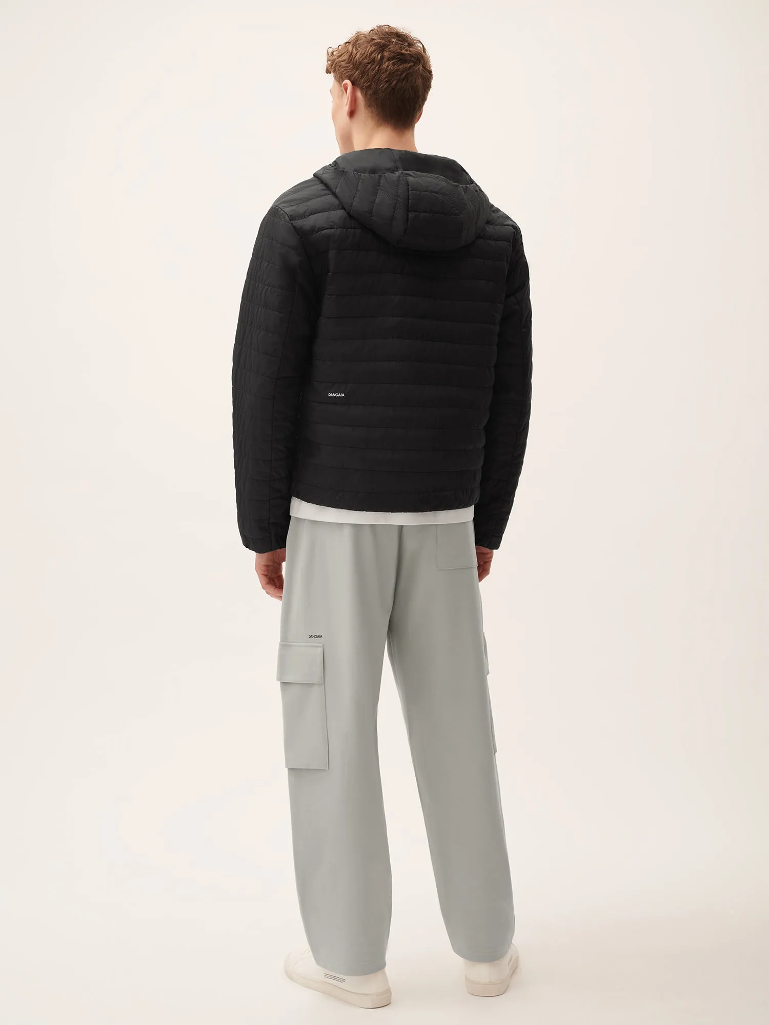 Mens Flower-Warmth Lite Jacket—Black