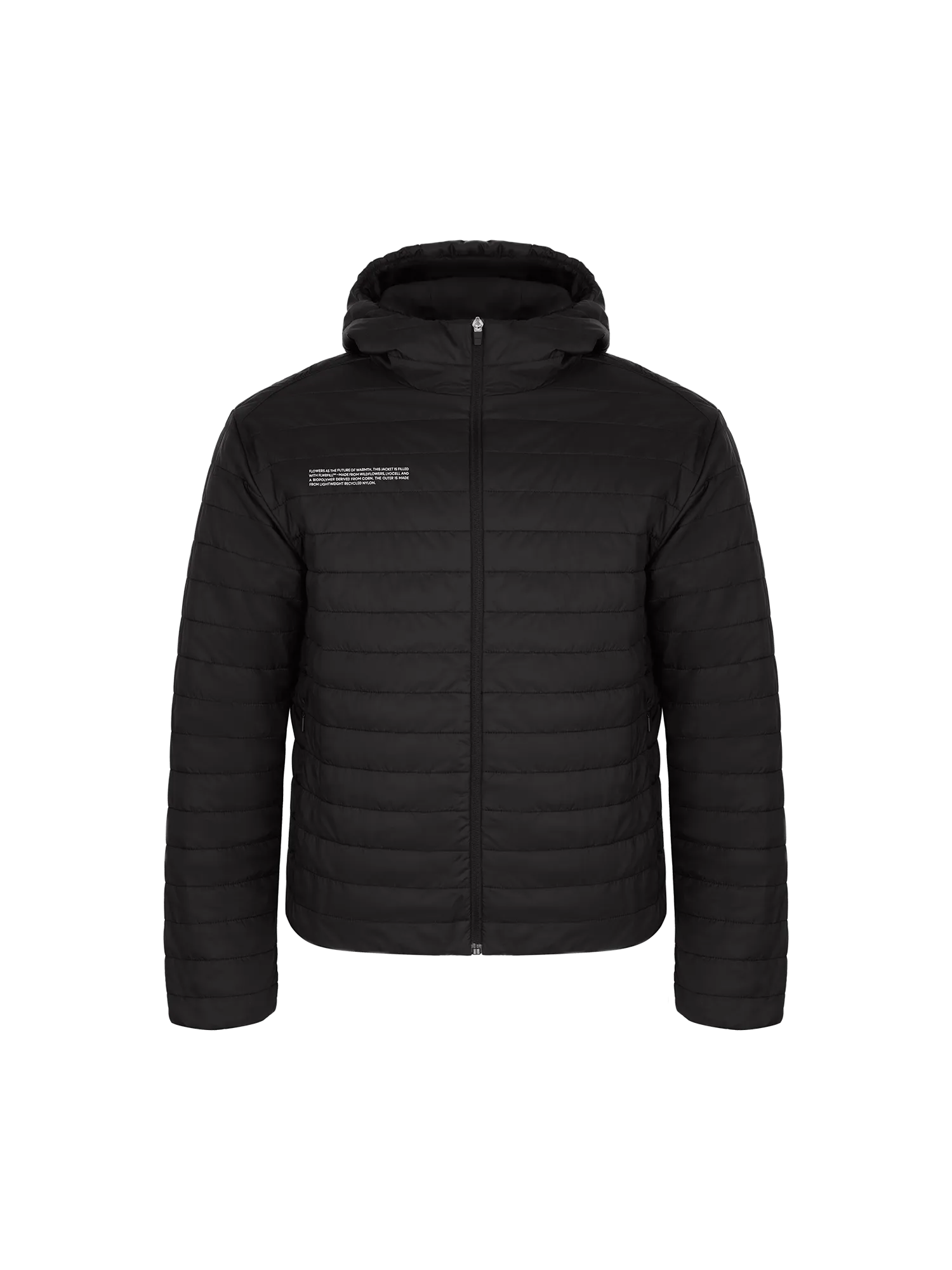 Mens Flower-Warmth Lite Jacket—Black