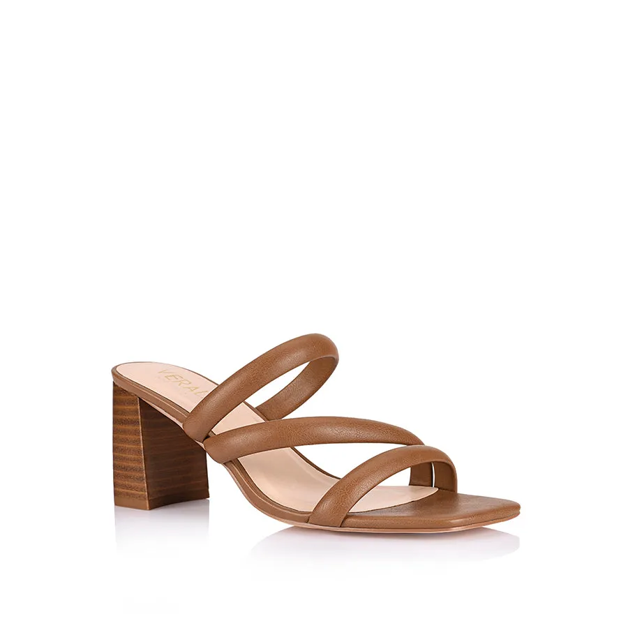 NaeNae Block Heel Sandals - Tan