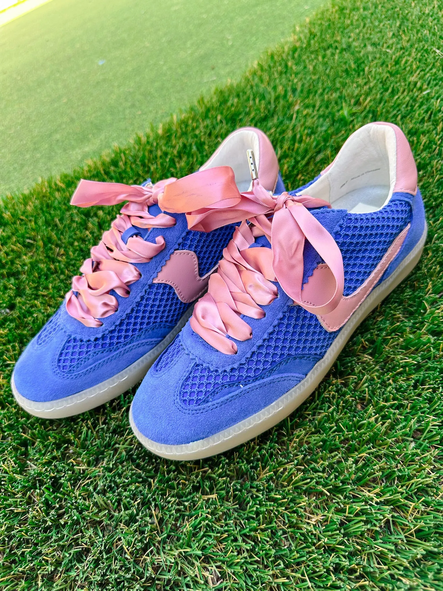 NOTICE MESH SNEAKER - ROYAL BLUE