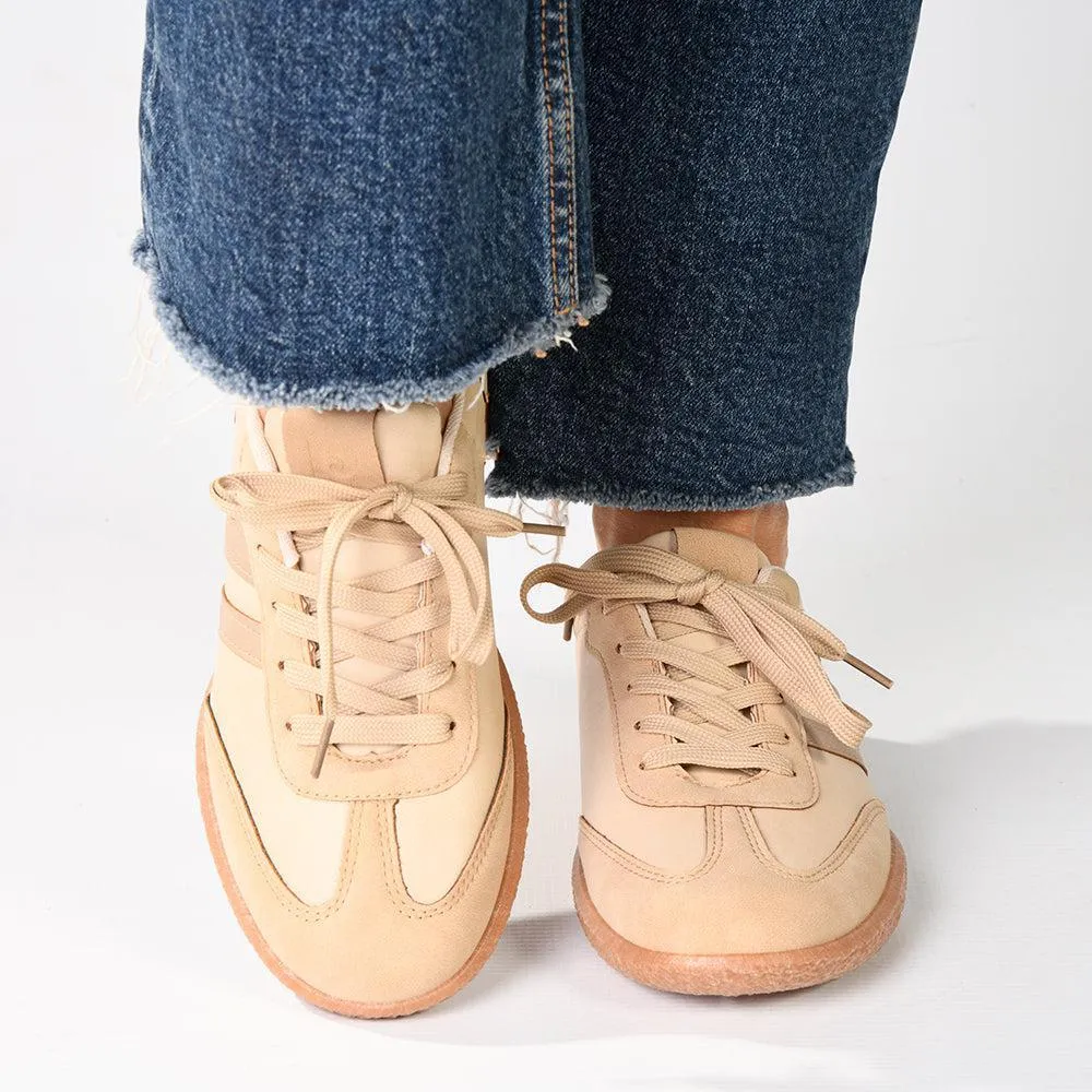 Pierre Cardin Wembi 1 Lace Up Sneaker - Beige Multi