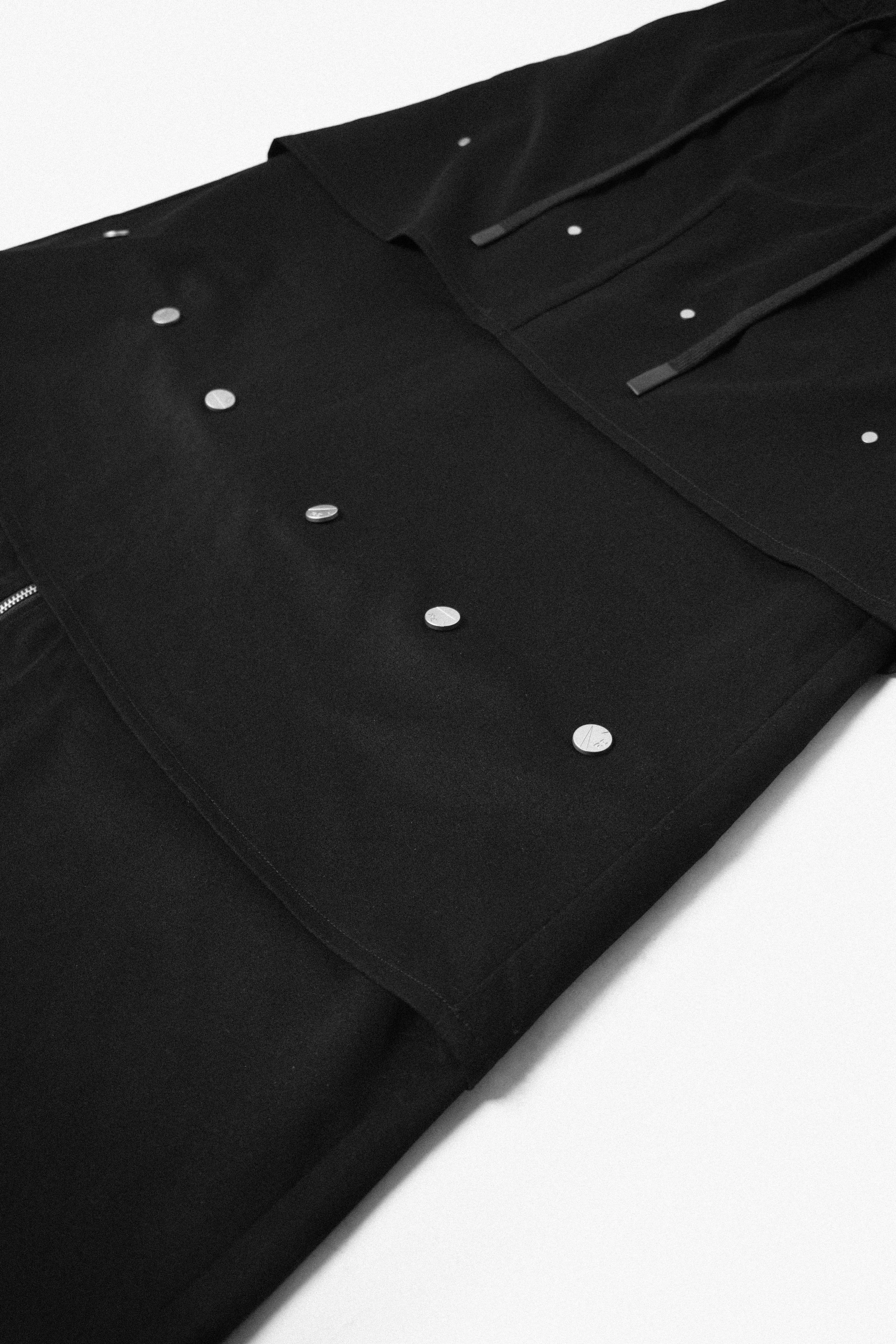 RELABEL Neutral Layered Studded Button Detachable Suit Long Skirt