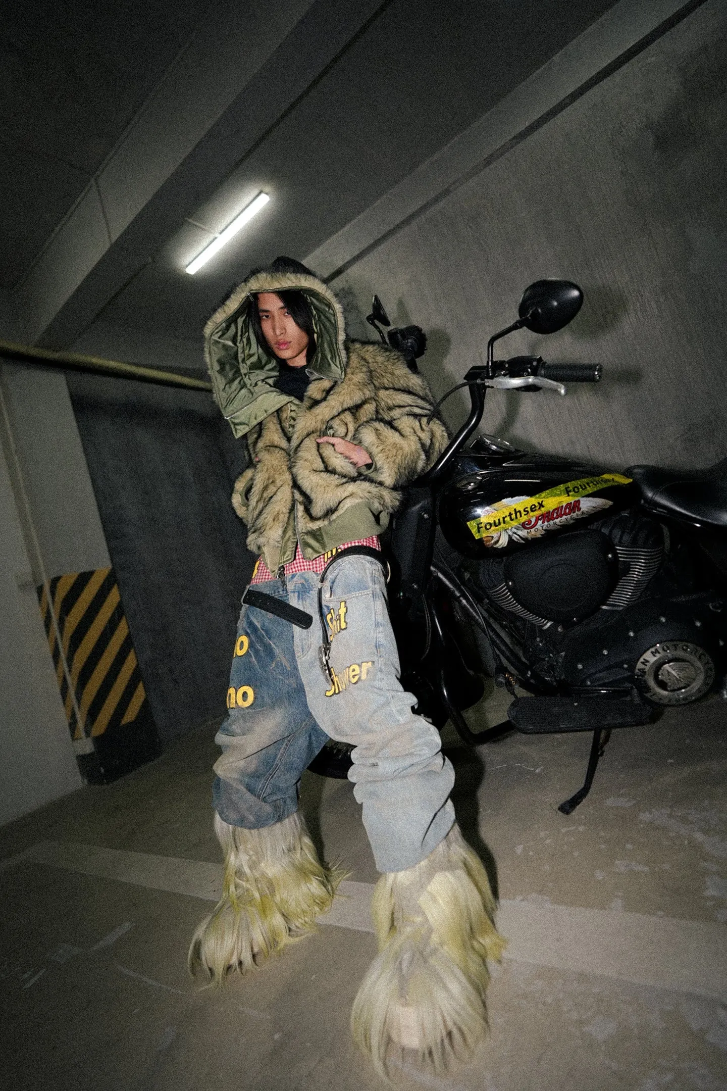 Rivet Fox Double-Sided Nylon Hood