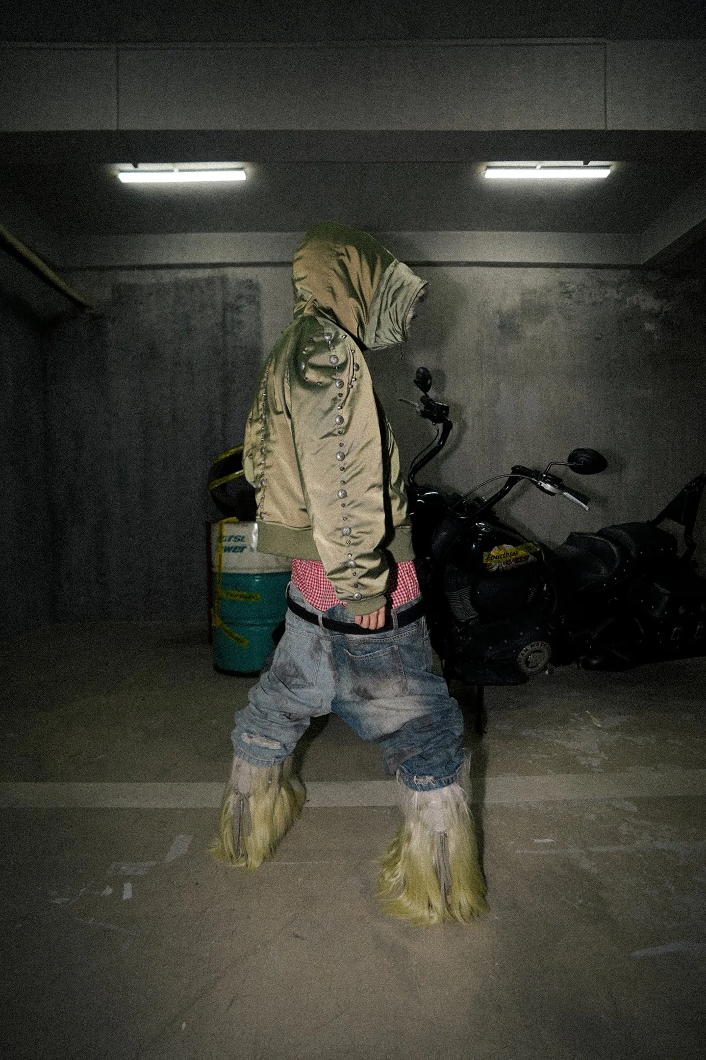 Rivet Fox Double-Sided Nylon Hood