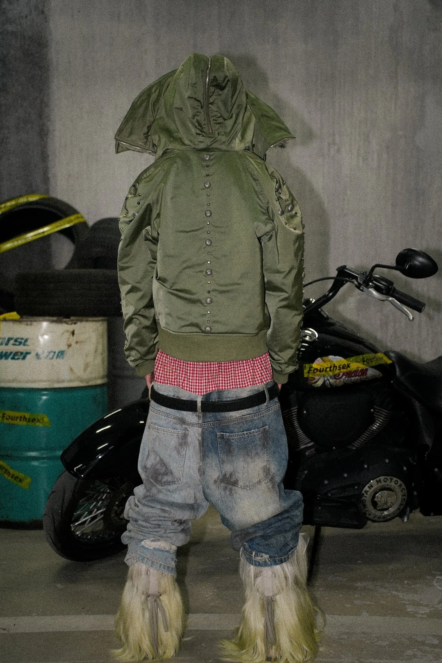 Rivet Fox Double-Sided Nylon Hood