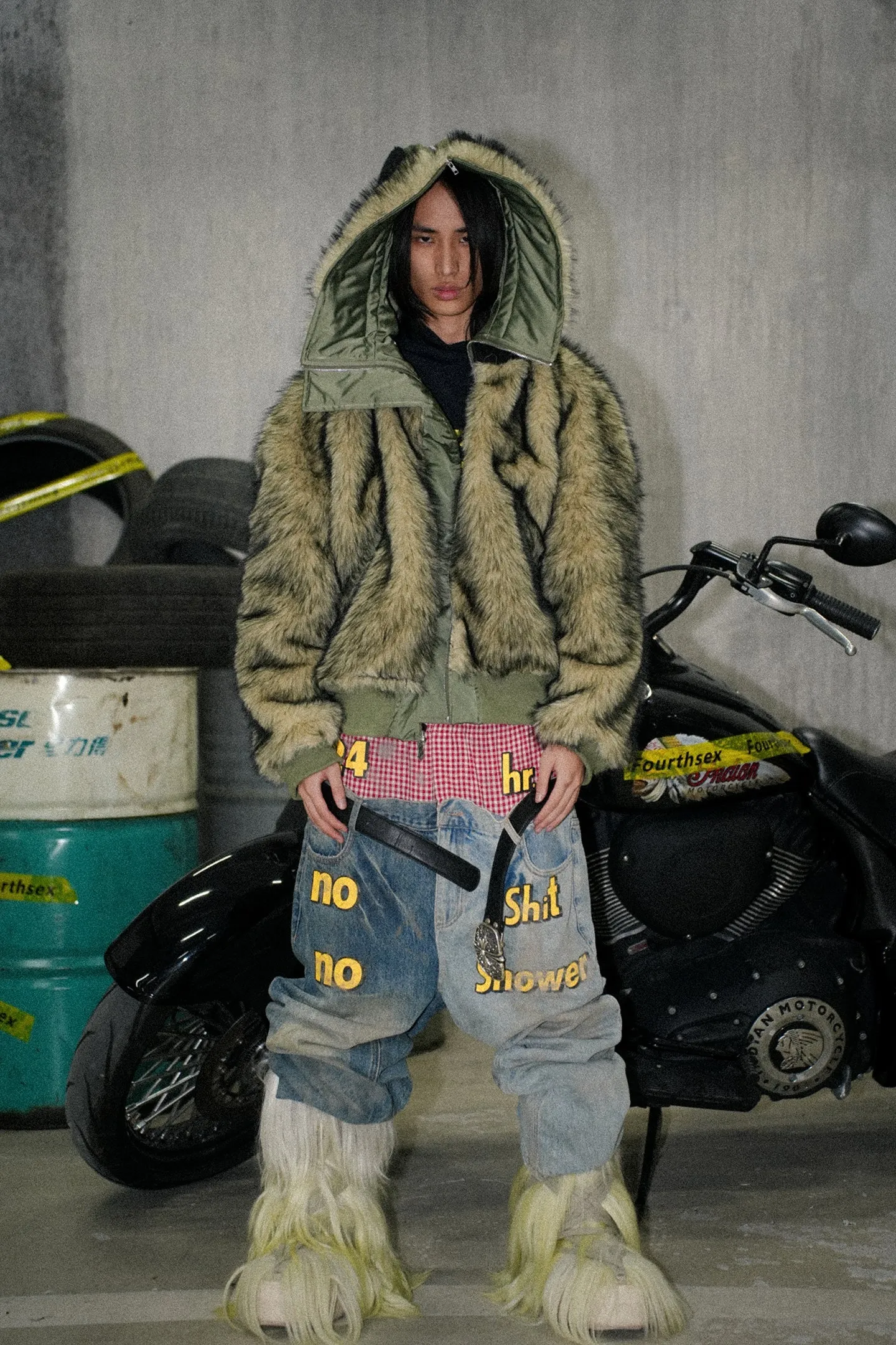 Rivet Fox Double-Sided Nylon Hood