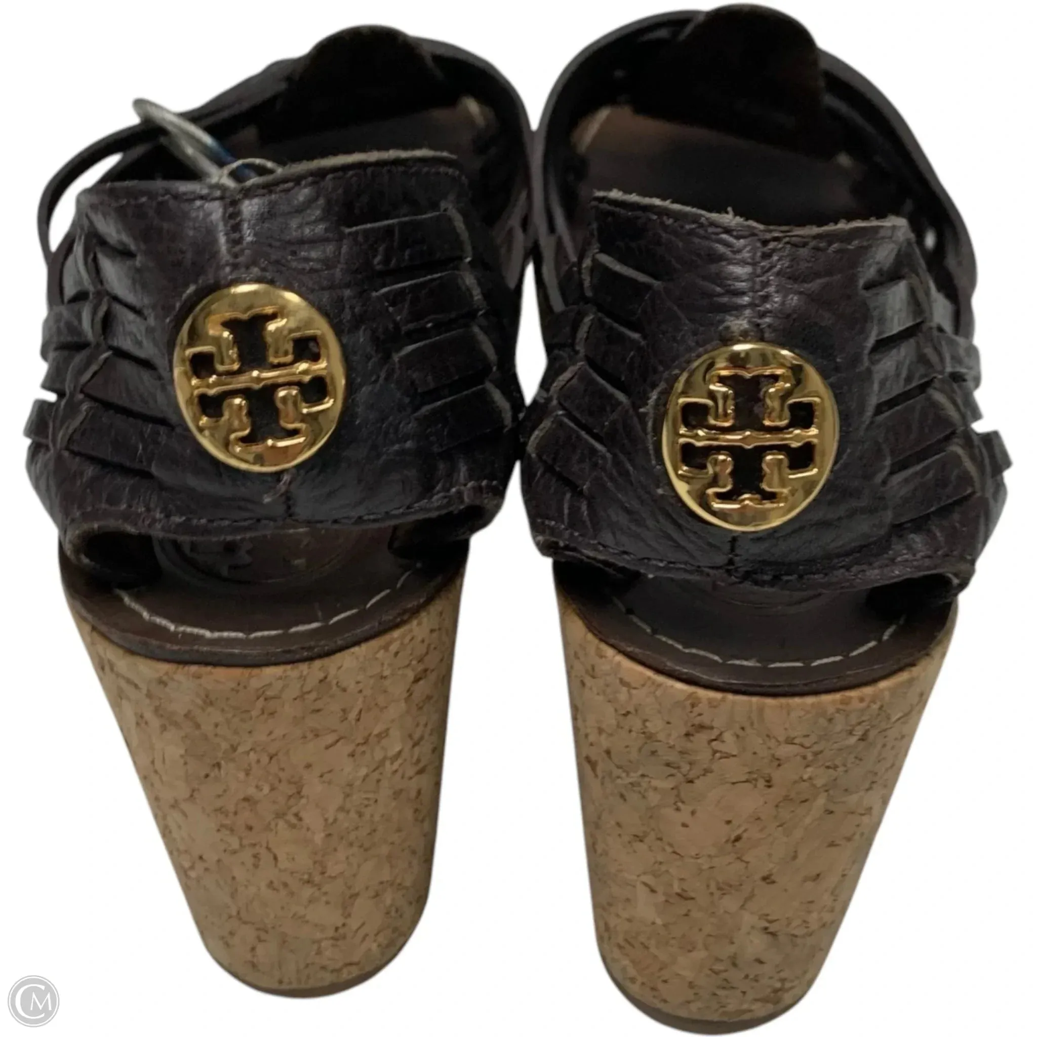 Sandals Designer By Tory Burch In Brown, Size: 9.5