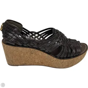Sandals Designer By Tory Burch In Brown, Size: 9.5