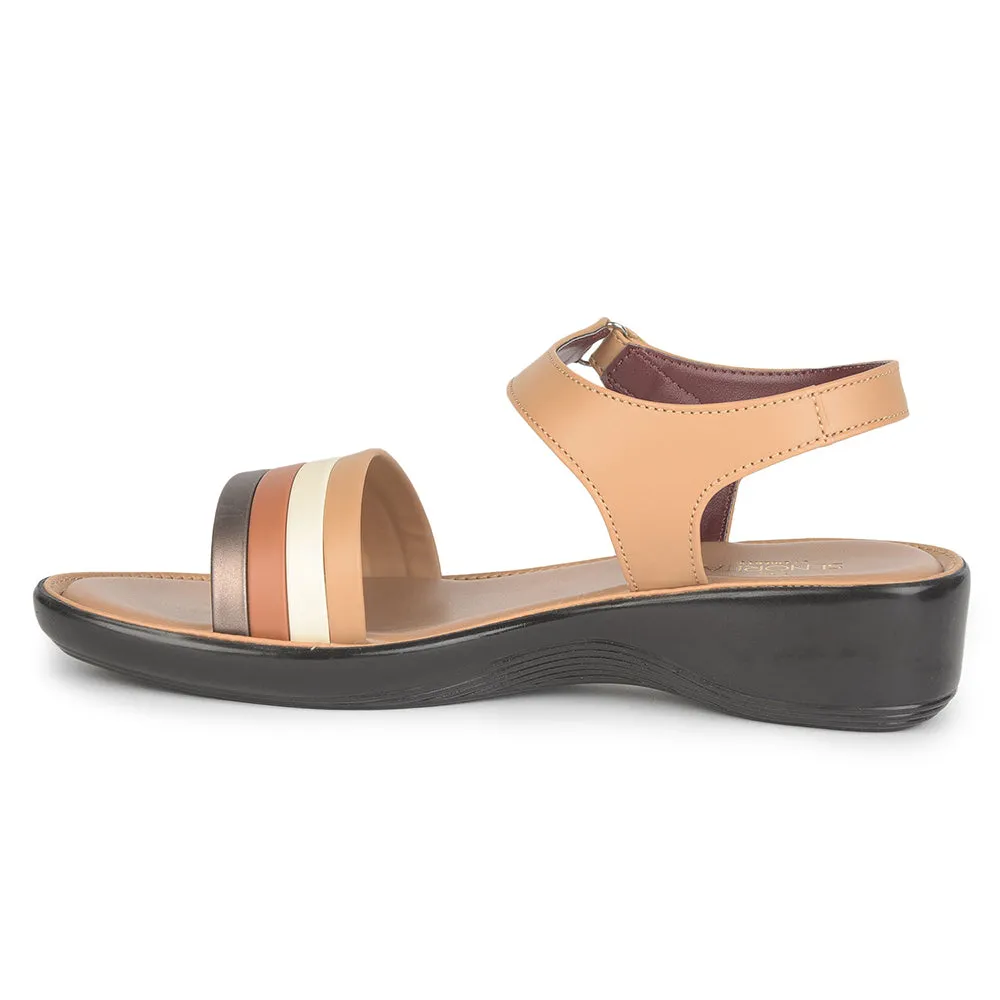 Senorita Casual (Tan) Sandals For Women DZL-801 By Liberty