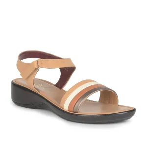 Senorita Casual (Tan) Sandals For Women DZL-801 By Liberty