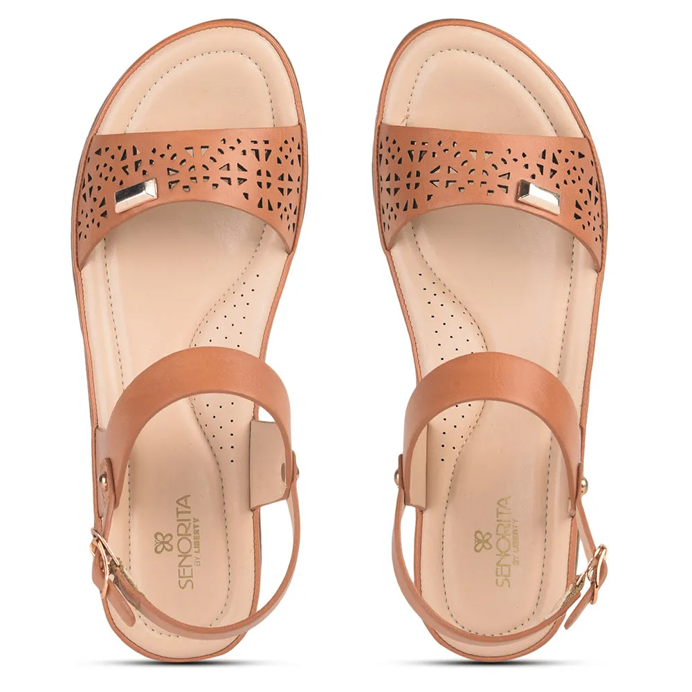 Senorita Fashion (Tan) Sandals For Women MMJ-511 By Liberty