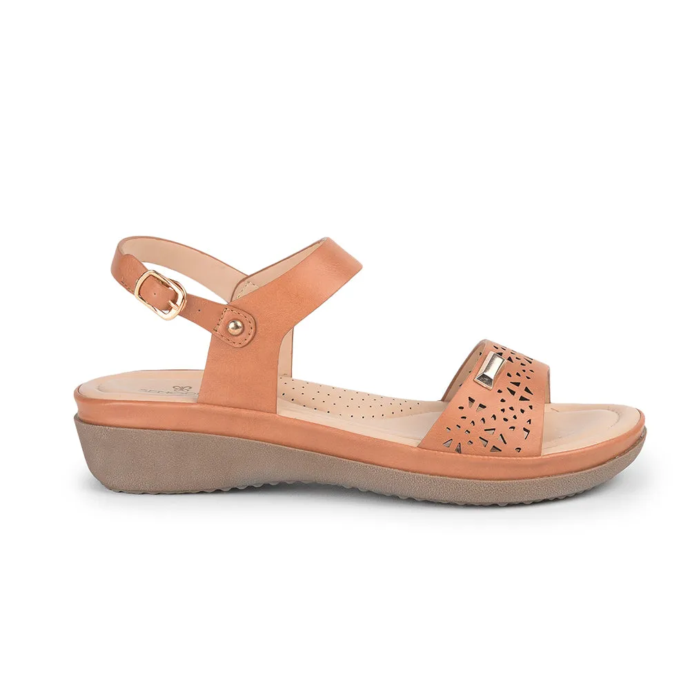 Senorita Fashion (Tan) Sandals For Women MMJ-511 By Liberty