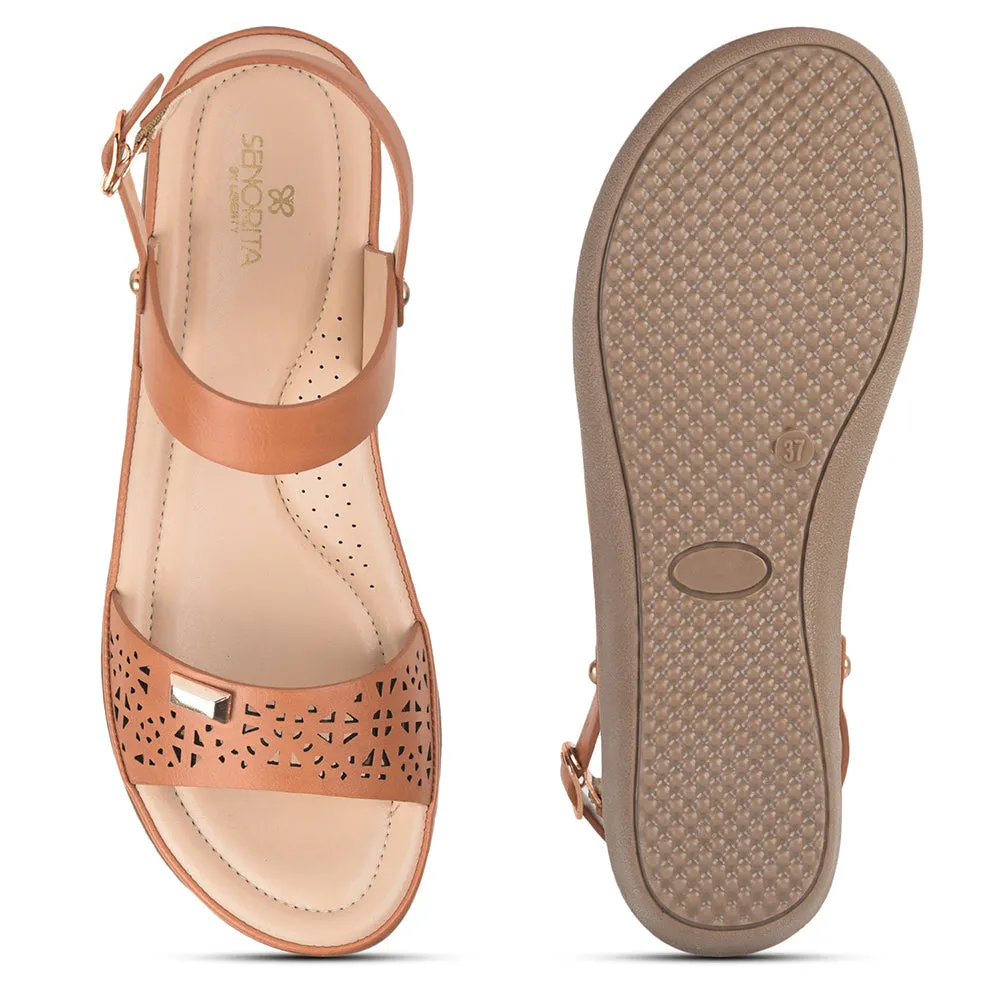 Senorita Fashion (Tan) Sandals For Women MMJ-511 By Liberty