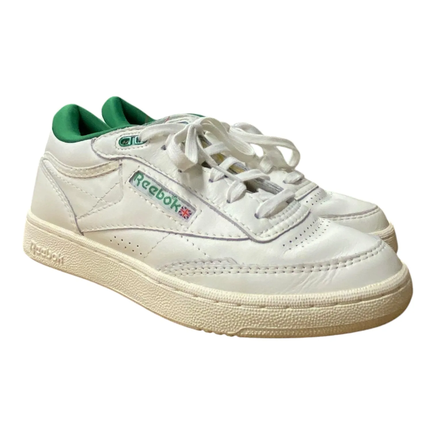 Shoes Sneakers By Reebok In Green & White, Size:7.5