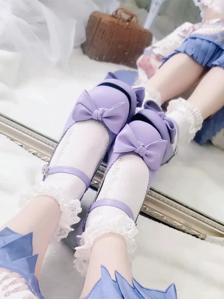 Single Bow Flat Shoes