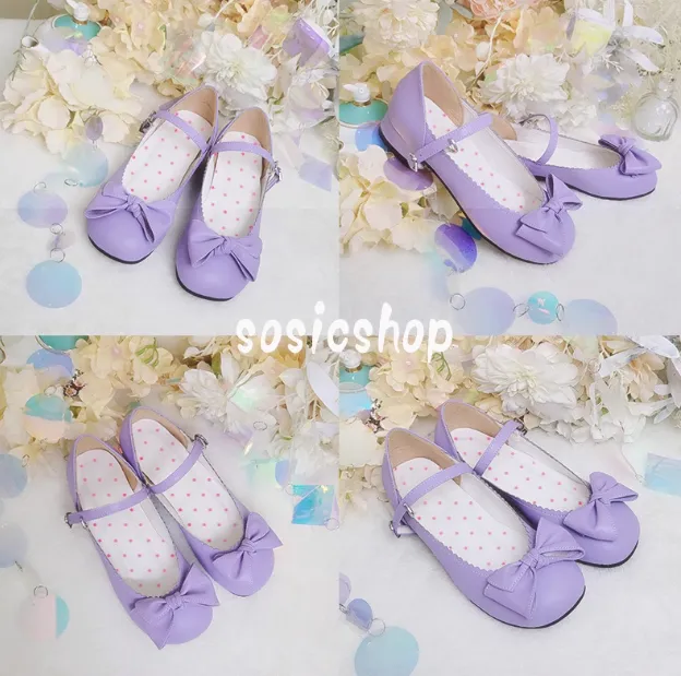 Single Bow Flat Shoes