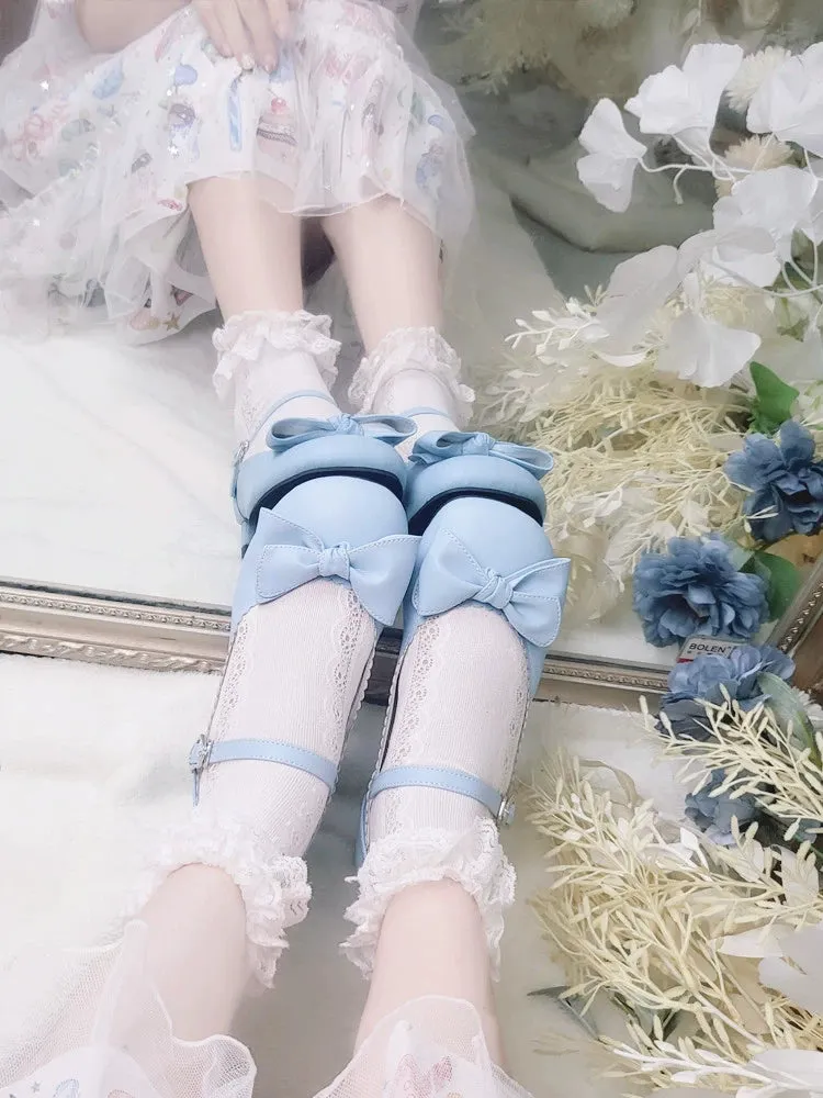 Single Bow Flat Shoes
