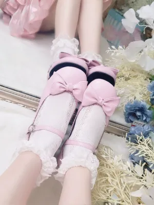 Single Bow Flat Shoes
