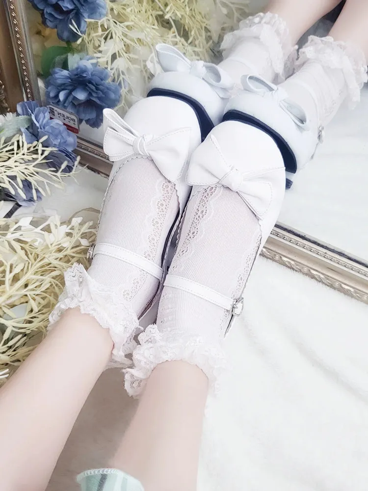 Single Bow Flat Shoes