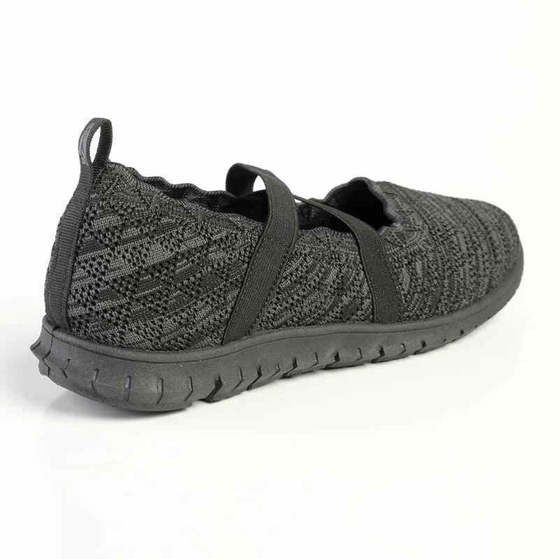 Soft Style by Hush Puppies Nalini Melange Sneaker - Charcoal