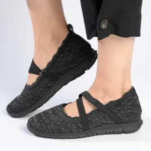 Soft Style by Hush Puppies Nalini Melange Sneaker - Charcoal
