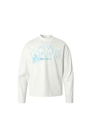 Stardust Digital Printed Puzzle Long Sleeve T-Shirt