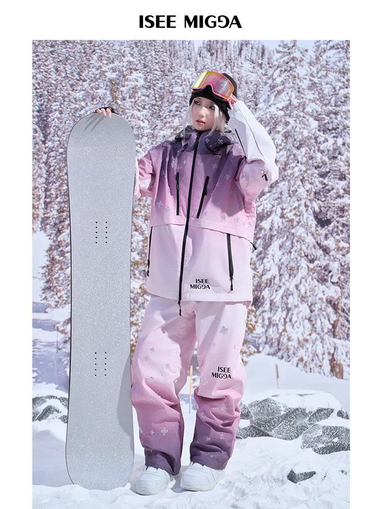 [Sunset Powder Cross] Ski Suit Men's And Women's Models