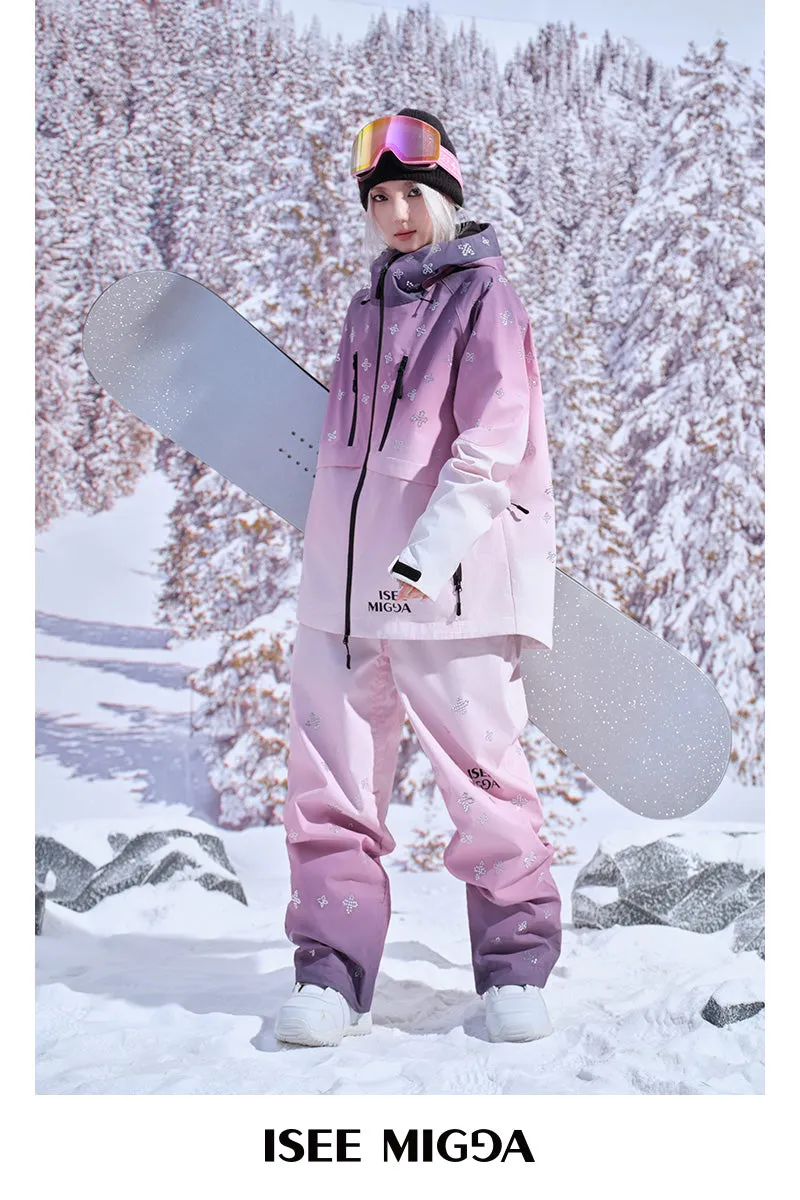 [Sunset Powder Cross] Ski Suit Men's And Women's Models